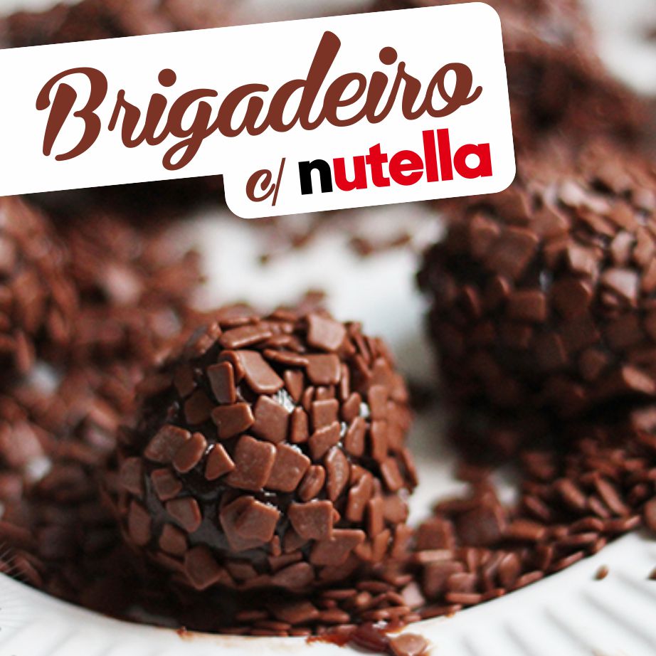 Docinho Brigadeiro com Nutella Italiano Salgados Goiânia